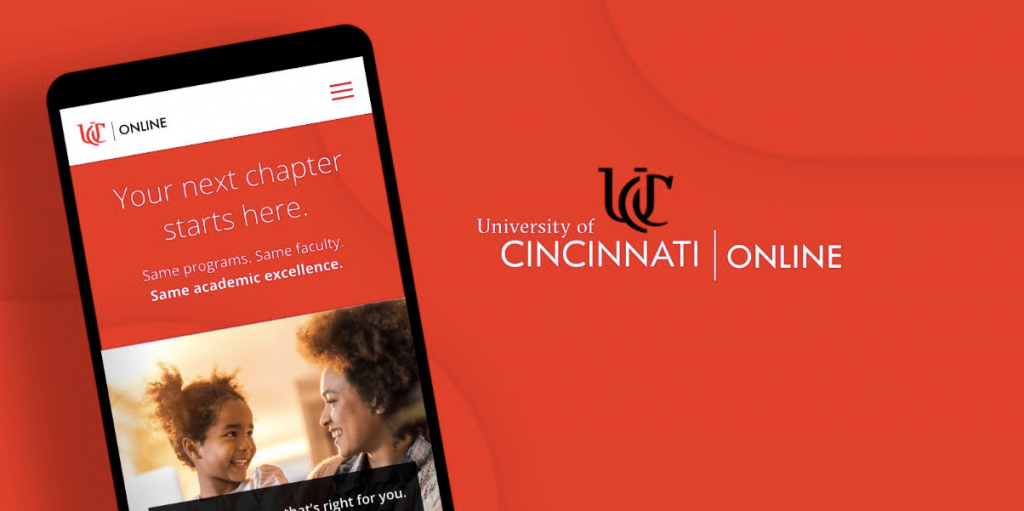 University of Cincinatti Website Design