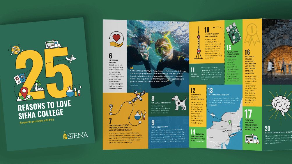 Sienna College Marketing Collateral